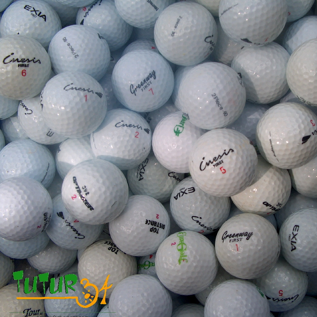 100 BALLES DE GOLF INESIS MOLITOR GREENWAY...
